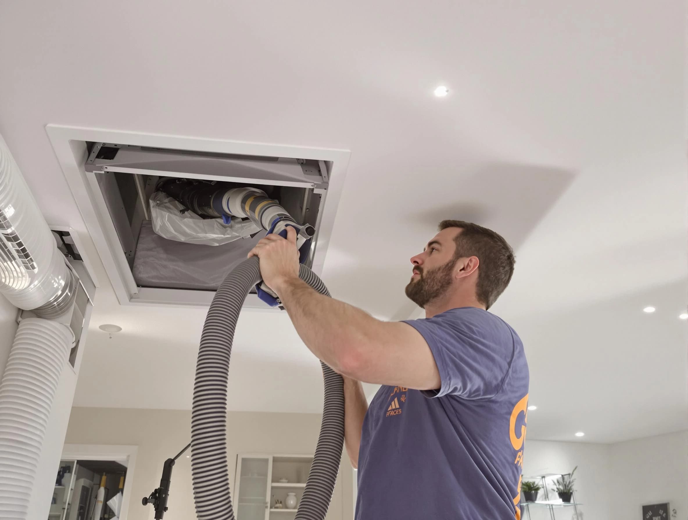 Precision indoor duct cleaning by Stonegate Air Duct Cleaning in Stonegate