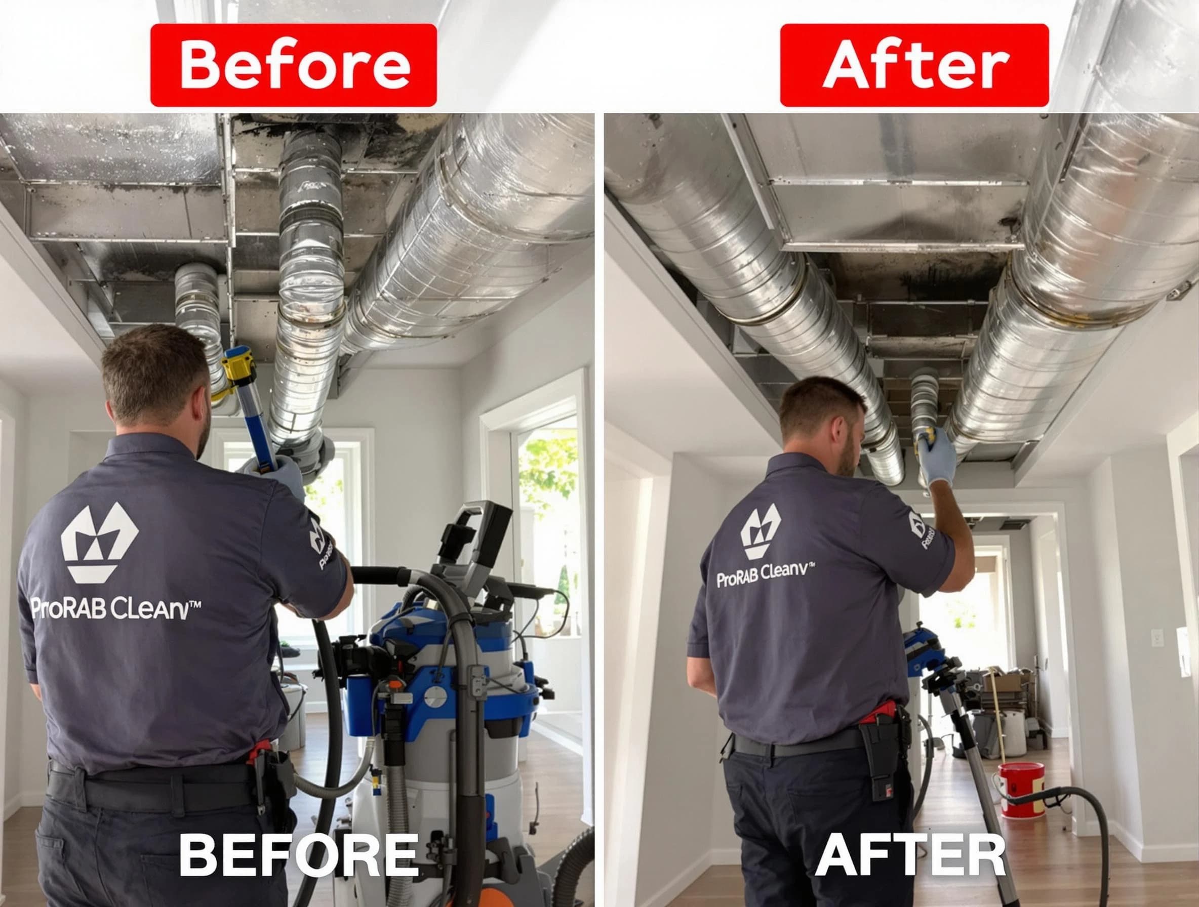 Stonegate Air Duct Cleaning expert performing thorough residential duct cleaning in a Stonegate home