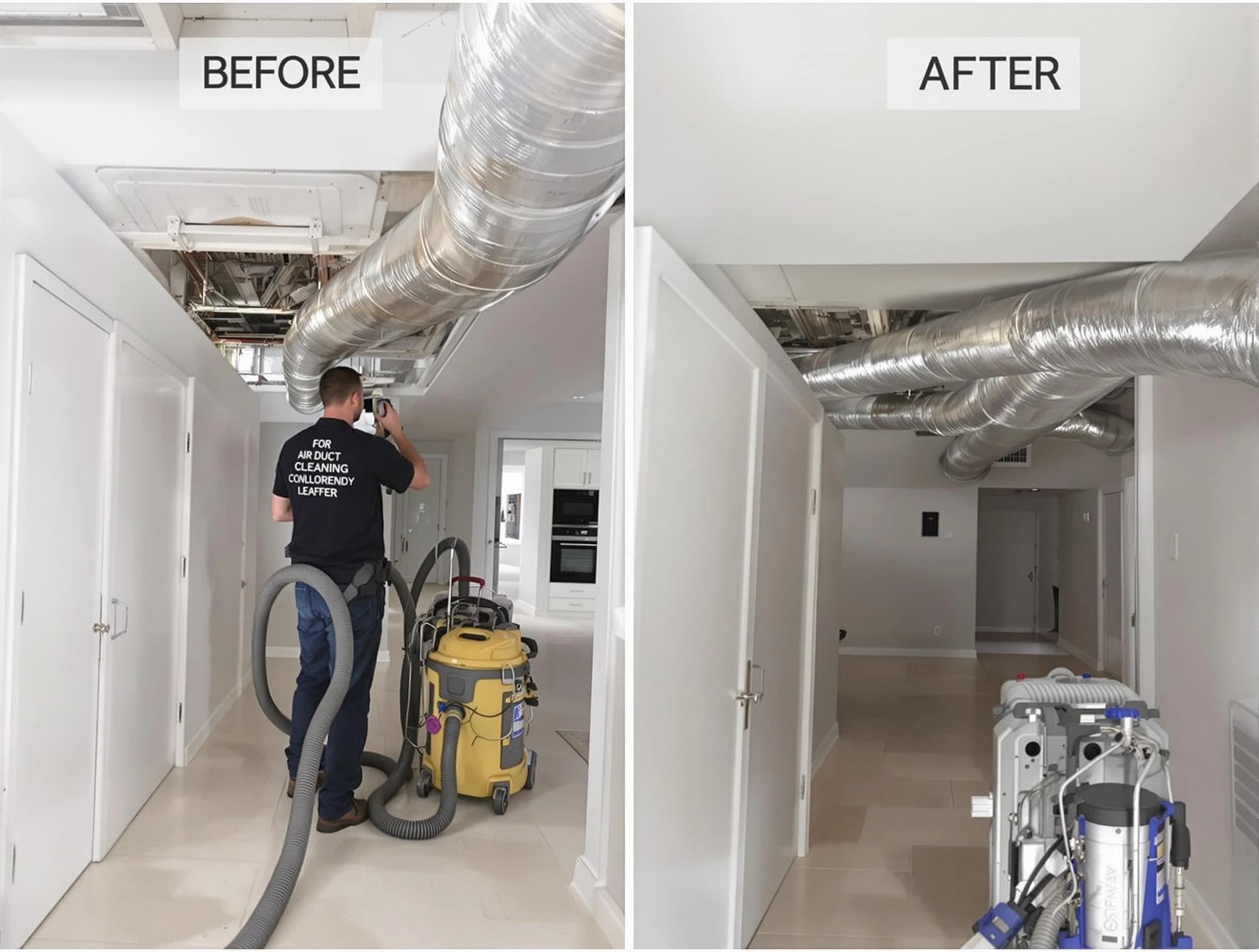 Stonegate Air Duct Cleaning professional performing thorough air duct cleaning in Stonegate