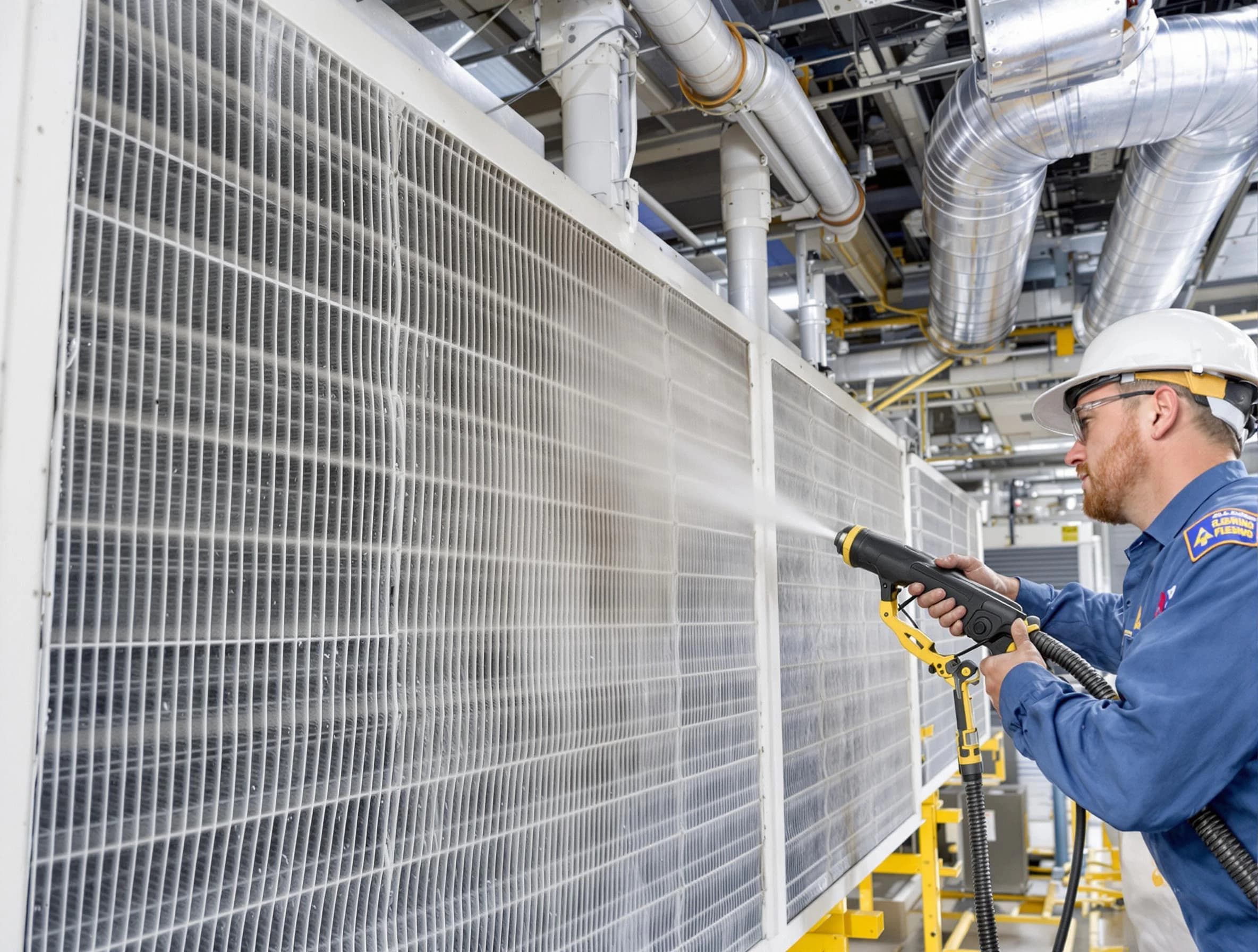 Professional commercial coil cleaning by Stonegate Air Duct Cleaning in Stonegate