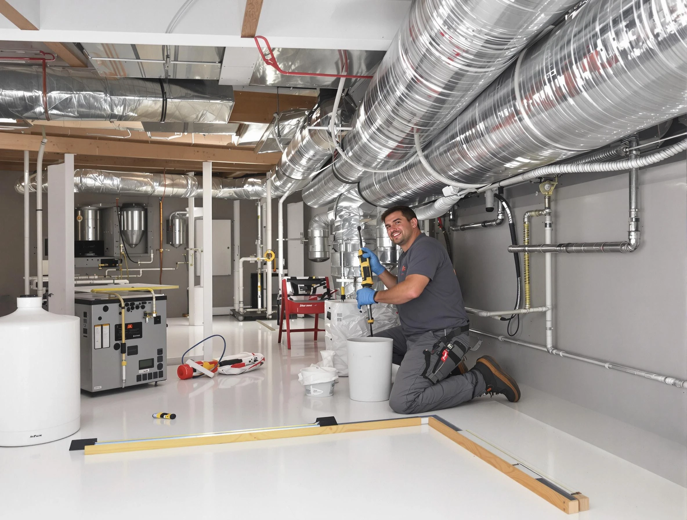Professional duct sealing service by Stonegate Air Duct Cleaning in Stonegate